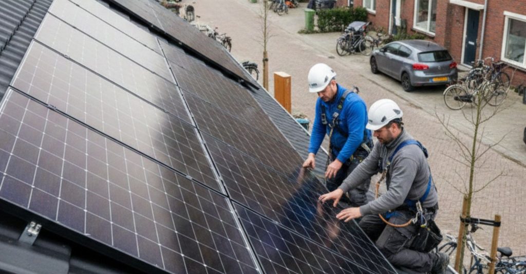 Zonnepanelen - Schuin dak